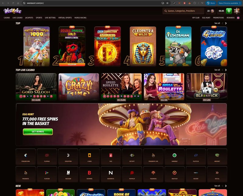 Image: Découvrez le Westace Casino en Ligne au Coeur de la France